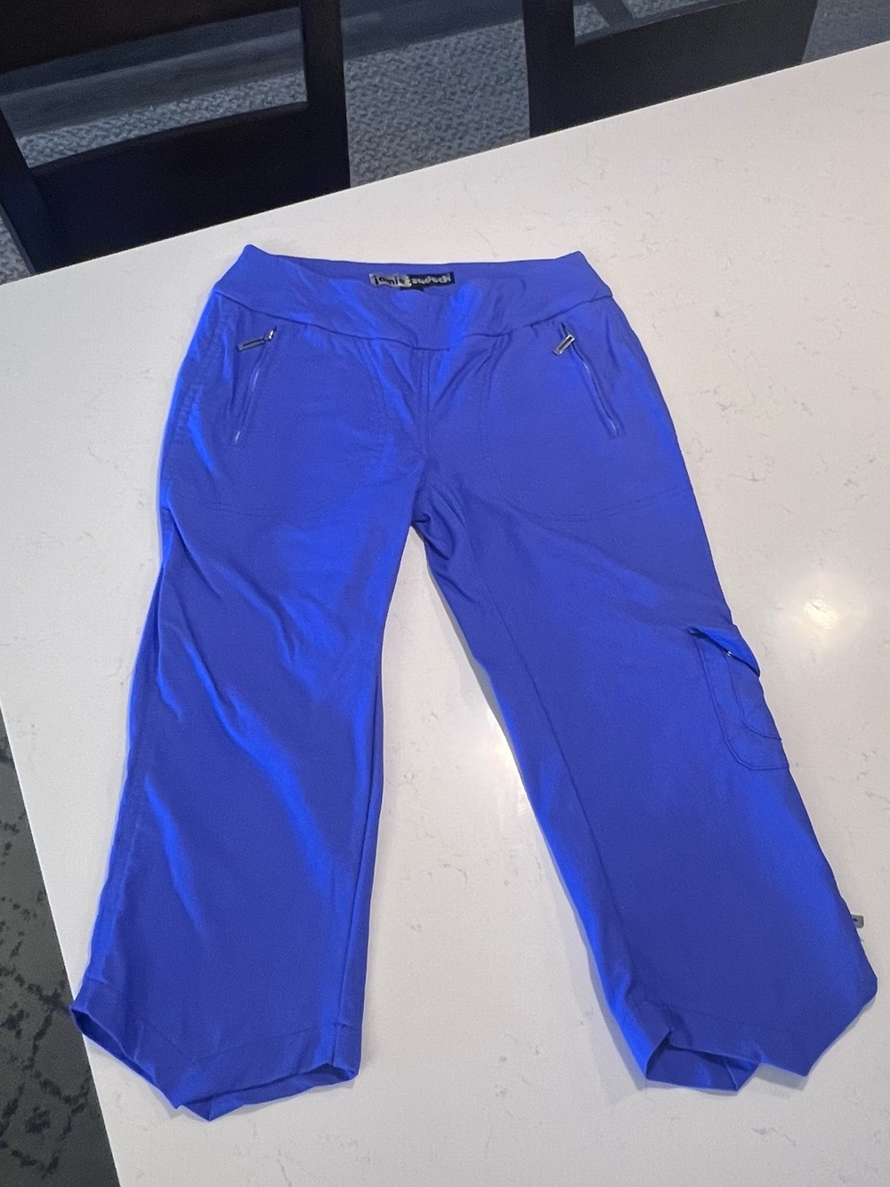 jamie sadock Bright Blue Cropped CapriPants size 4